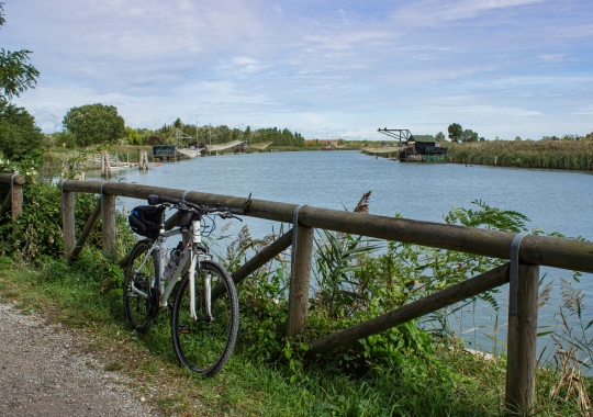 By bike in the area around Caorle
